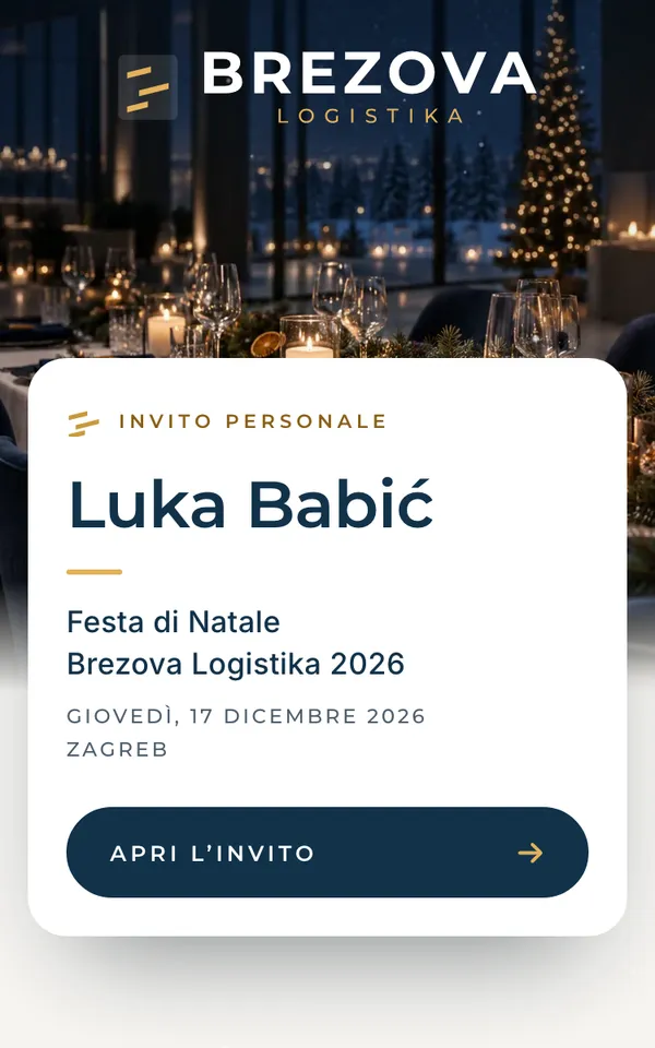 Copertina dell'invito: Brezova Logistika
